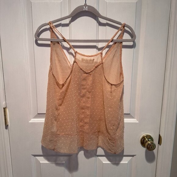 Urban Outfitters Light Pink Top with Lace Front - Size Medium - Picture 3 of 3